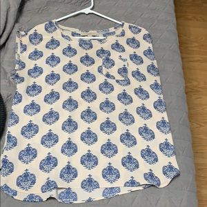 Navy pattern loft blouse MP